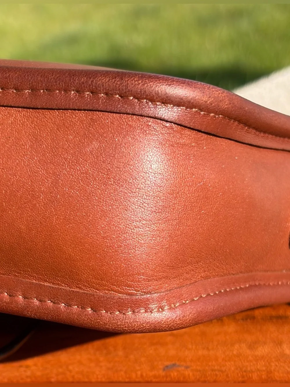 Vintage COACH Carnival Crossbody Saddle Brown Leather 9925 - Picture 13 of 17
